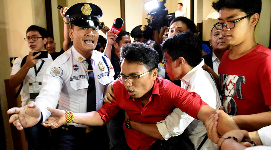 Protesters storm Philippines Congress as martial law extended until end of year (PHOTOS, VIDEOS)