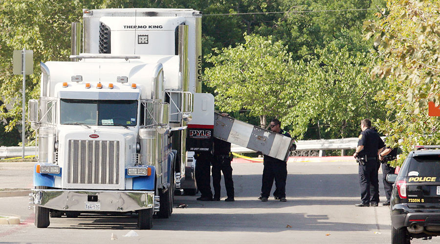 ‘Smuggling venture gone horribly wrong’: Illegal migrants found dead of heat exhaustion in trailer