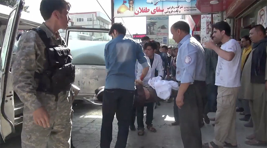 Dozens dead and injured after massive blast rocks Kabul (VIDEO, PHOTOS)