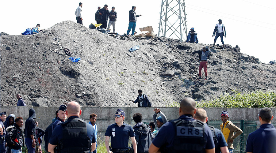 Calais migrants 'hijack truck after attacking British driver with brick'