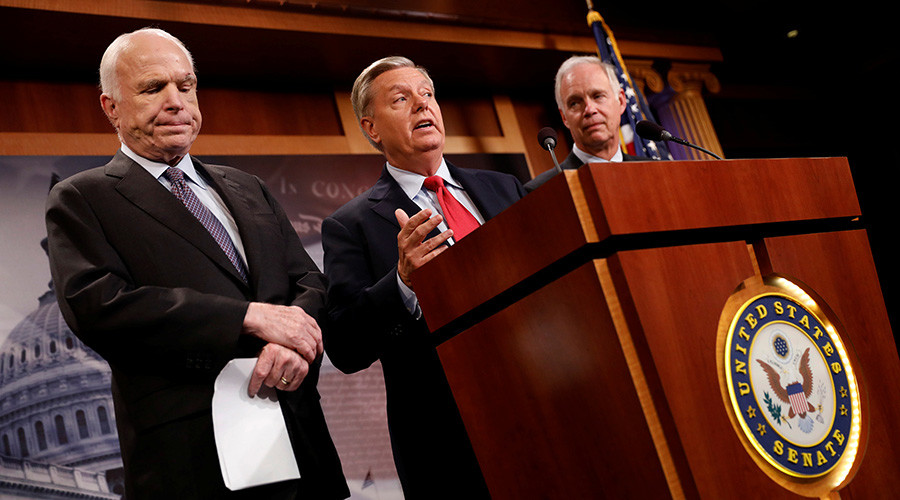 GOP splits further as 'skinny' Obamacare repeal may get rewritten in conference