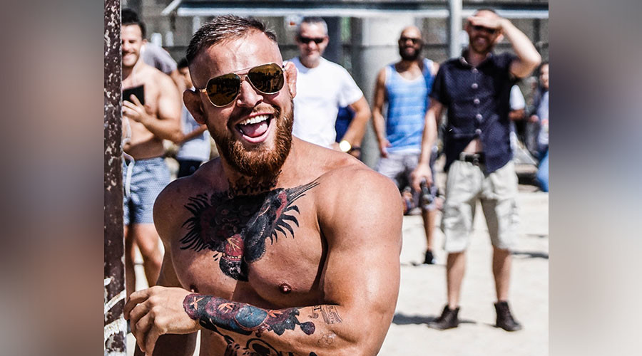 Conor McGregor lookalike takes California by storm (VIDEO)