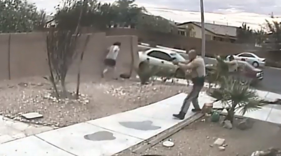 Las Vegas police shoot suspect 19 times after turbulent car chase (GRAPHIC VIDEO)