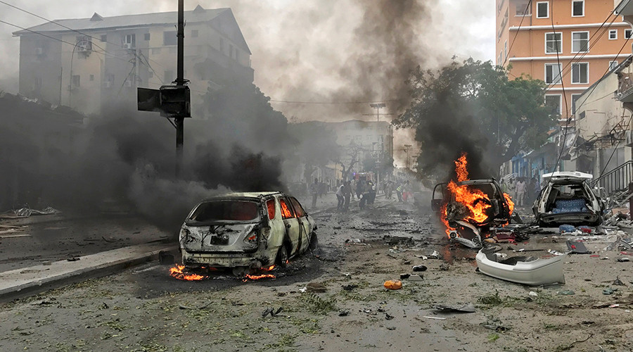 ‘Huge’ car bomb explosion kills at least six in Mogadishu (PHOTOS, VIDEO)