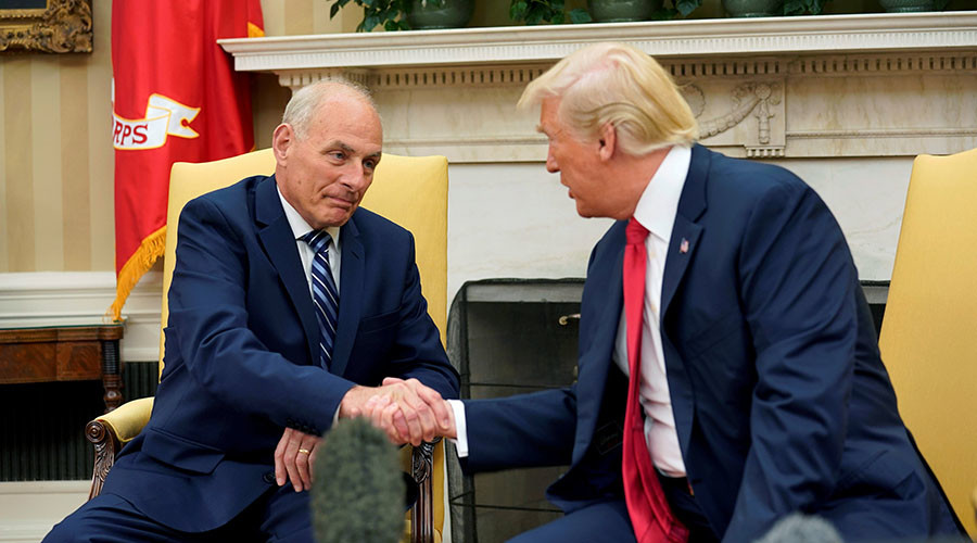 Trump’s new White House chief of staff sworn in