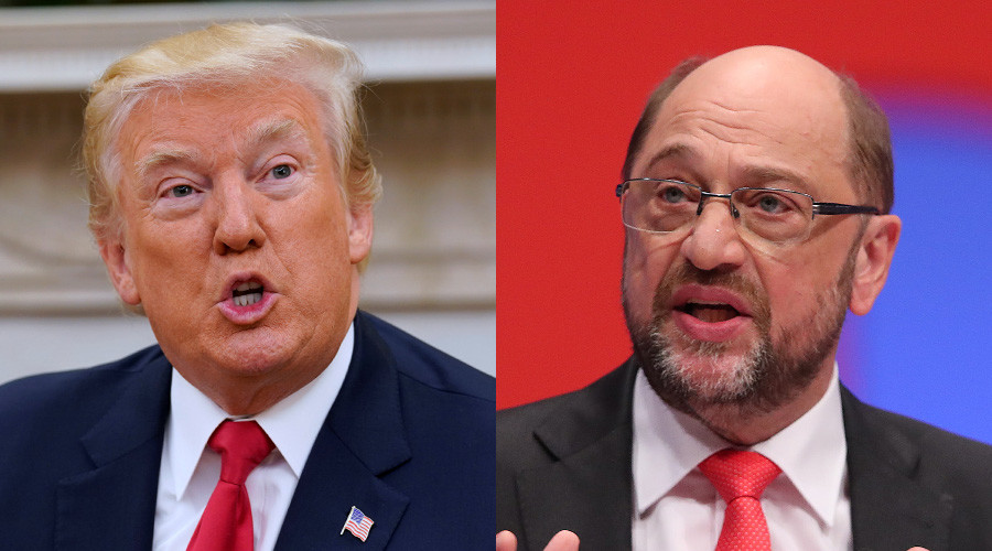 ‘Trump is danger to US & whole world’ – German chancellor hopeful Schulz