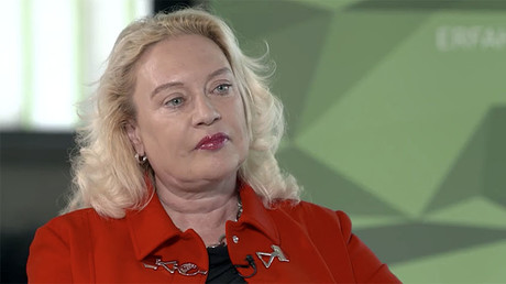 German freelance reporter Claudia Zimmermann © RT