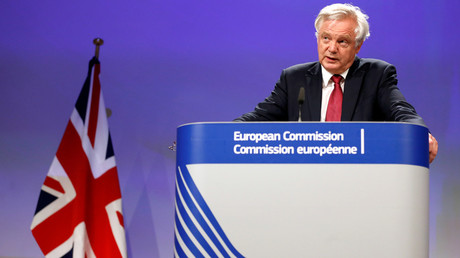 Britain’s Secretary of State for Exiting the European Union David Davis © Francois Lenoir