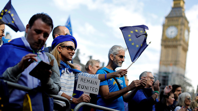 Exit From Brexit Protesters March In London To Demand U Turn On Eu Withdrawal Video — Rt Uk 5733