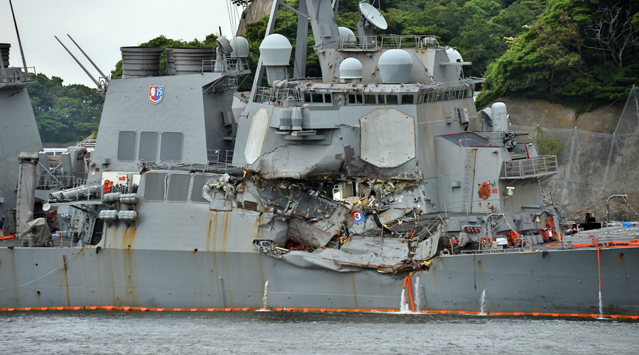 No cyber hacking in Fitzgerald and McCain warship accidents – US Navy