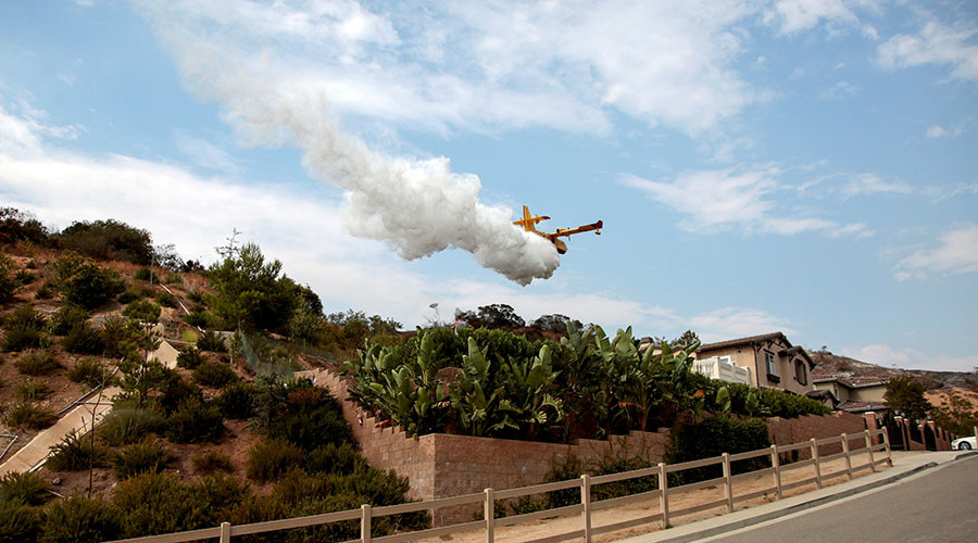Flying drones over LA infernos ‘catastrophic’ for firefighters, police chief warns