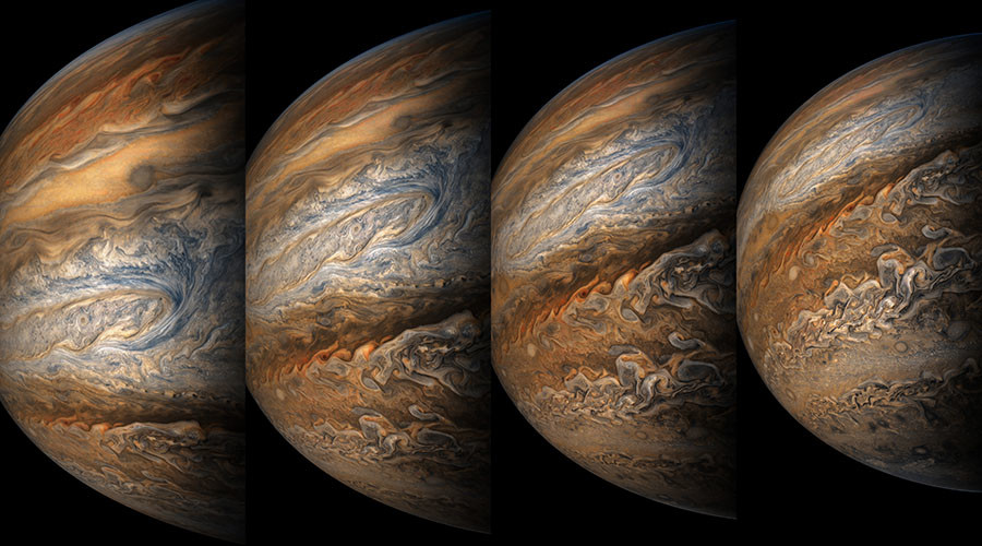 Storms on Jupiter captured in glorious detail by Juno flyby (PHOTOS)