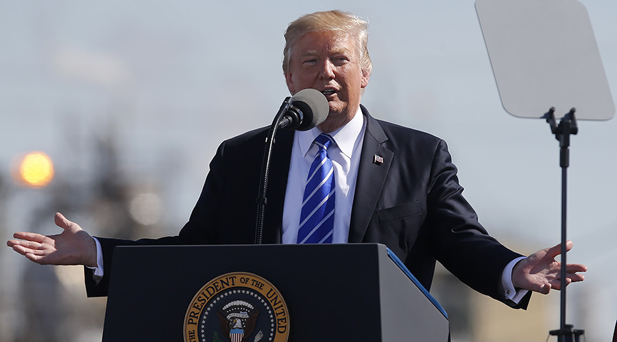 Trump calls Dem senator ‘good woman’ in North Dakota tax reform speech