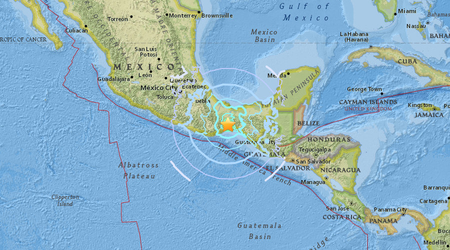 Magnitude 5.7 quake strikes off Mexican coast