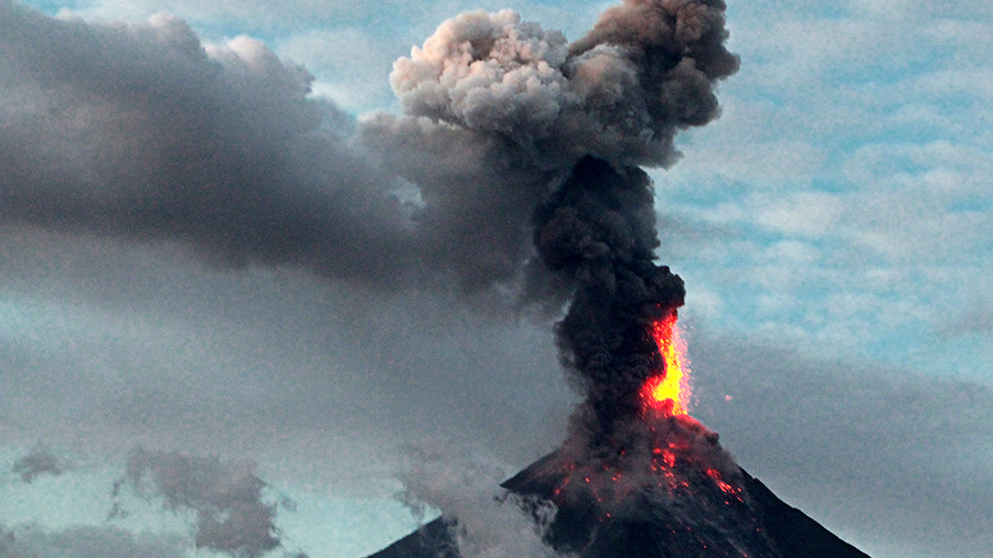 Mayon Volcano In Philippines Spews Lava Fountains And Ash Plumes As