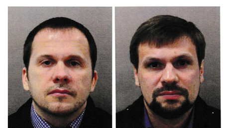 'Alexander Petrov' and 'Ruslan Boshirov', are seen in an image handed out by the Metropolitan Police in London, Britain September 5, 2018