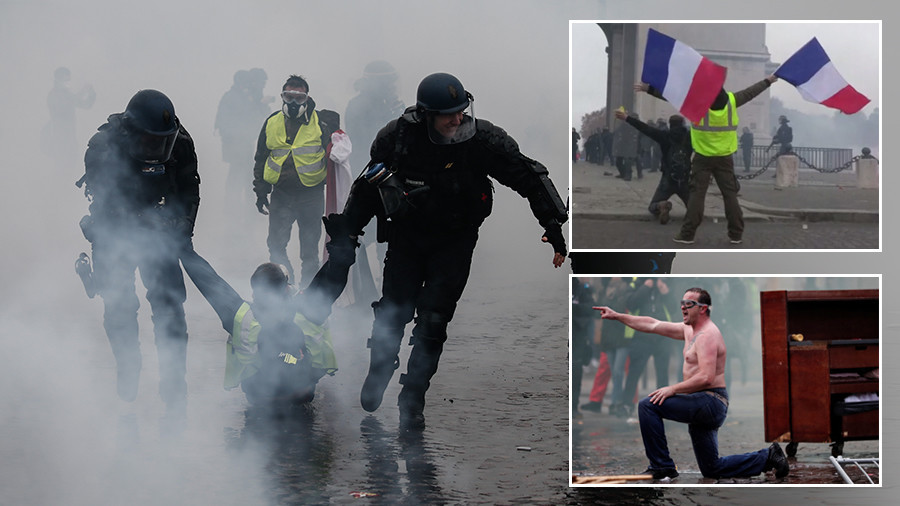 5 striking VIDEOS that reveal the violence & compassion of France’s Yellow Vest protests