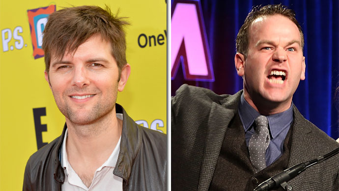 Adam Scott and Mike Birbiglia
