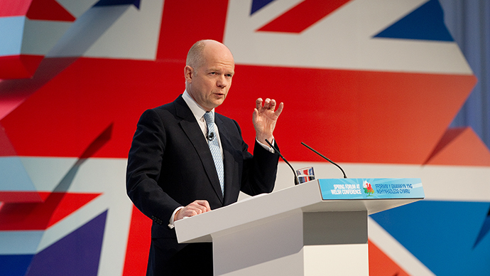 UK FM Hague instructed cabinet not to mention Iraq War – report