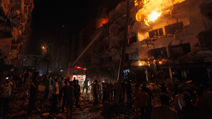 At least 45 killed, about 150 injured in twin blasts in Pakistan