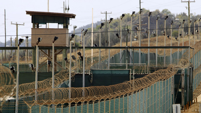 The exterior of Camp Delta is seen at the U.S. Naval Base at Guantanamo Bay, March 6, 2013. (Reuters/Bob Strong)