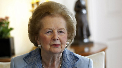 Margaret Thatcher (AFP Photo/Suzanne Plunket/Pool)