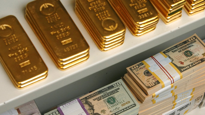$560 billion wiped of Central Banks' reserves on gold slump