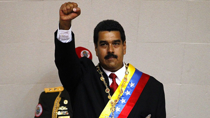 Venezuela’s Maduro sworn into office as vote recount looms
