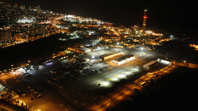 An aerial view of the Israeli coastal city of Tel Aviv's Sde-Dov airport.(AFP Photo / Jack Guez)