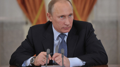 Russia's President Vladimir Putin (RIA Novosti / Aleksey Nikolsky)