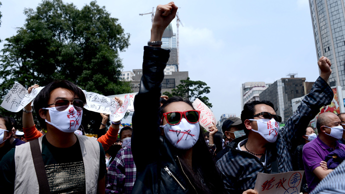 ‘We want to survive’: Hundreds protest planned chemical plant in China