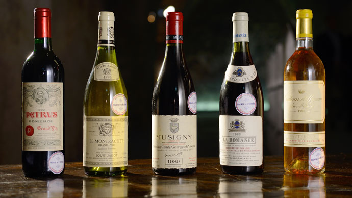 Austerity auction: Elysee Palace's wine cellar put on the block