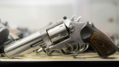 A Smith & Wesson .357 magnum revolver.(AFP Photo / Kevork Djansezian)