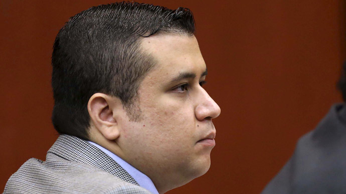 George Zimmerman sits listening to a prospective juror answering questions in Seminole Circuit Court in Sanford, Florida, June 17, 2013. (Reuters/Joe Burbank)