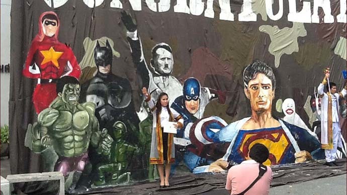 Hitler Superhero: Thai university apologizes for scandalous billboard