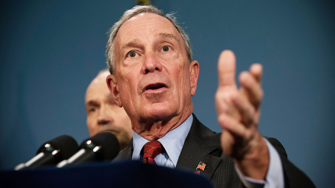 New York City Mayor Michael Bloomberg (AFP Photo / Andrew Burton)