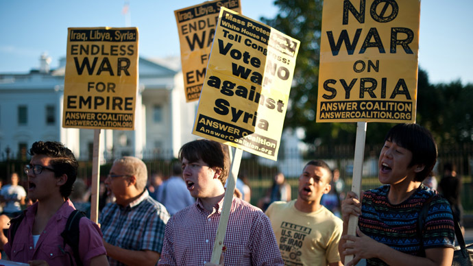 Americans widely oppose Syria strike despite drumbeat in Washington