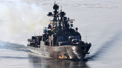 Anti-submarine ship "Admiral Panteleyev" (RIA Novosti / Vitaliy Ankov)
