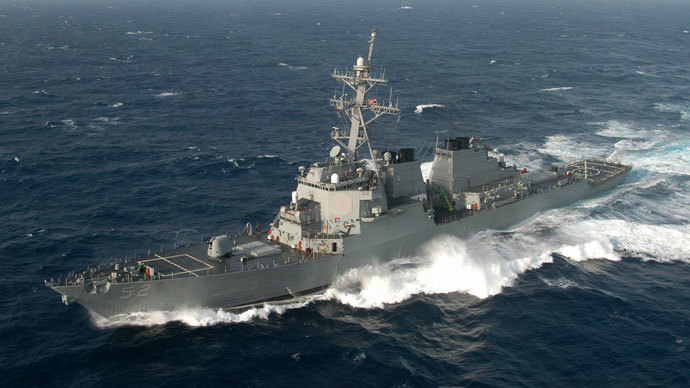 US admiral says ships in Mediterranean ‘fully ready’ for potential Syria strike