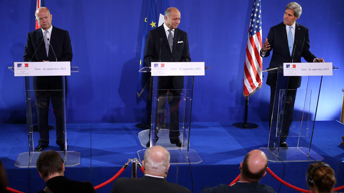 West vows to boost Syria rebels, Russia says they should be 'compelled' to join peace talks