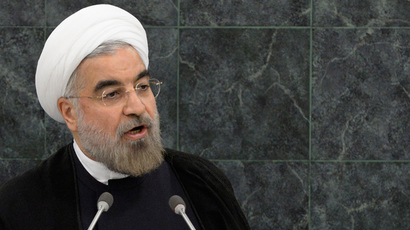 Iranian President Hassan Rouhani (AFP Photo / Brendan McDermid)