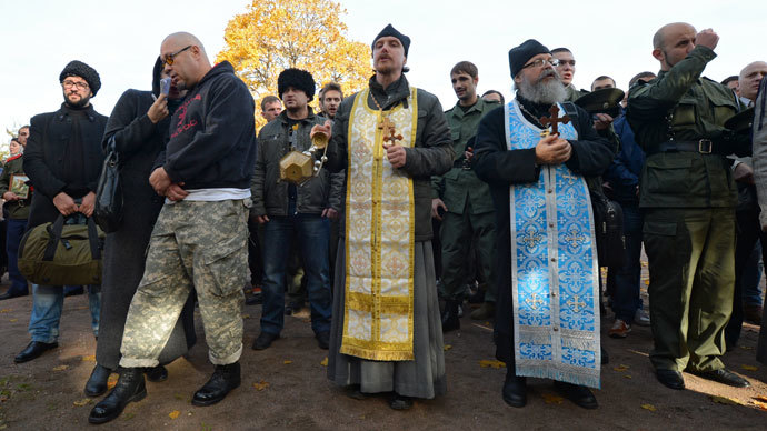 Dozens arrested in Russia as anti-gay activists harass LGBT protesters
