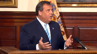 Governor Christ Christie.(Screenshot from YouTube user GovChristie)