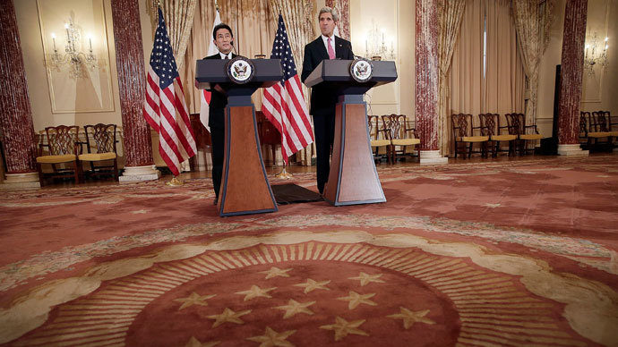 US promises to defend Japan from China as territory dispute lingers