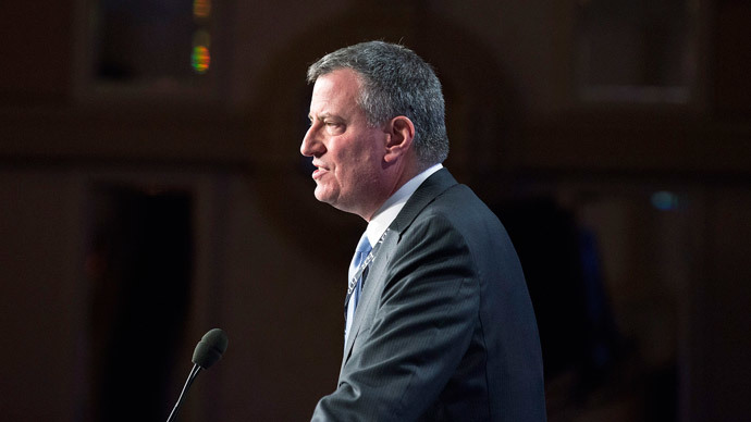 New York Mayor Bill de Blasio (Reuters / Joshua Roberts)