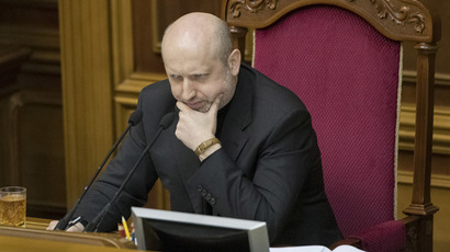 The self-proclaimed president of Ukraine Aleksandr Turchinov (Reuters/Alex Kuzmin)