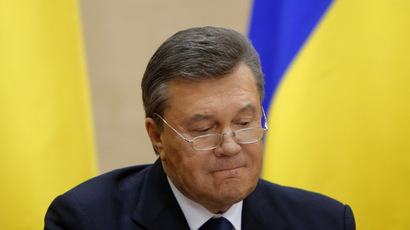 Ousted Ukrainian President Viktor Yanukovich (Reuters/Maxim Shemetov)