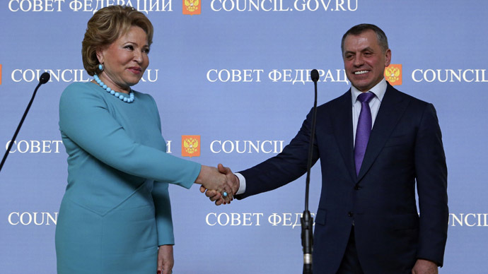 Upper house speaker rules out war between Russia and Ukraine