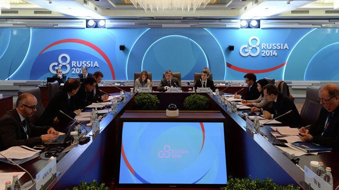 French FM Fabius: Russia's participation in G8 meetings suspended