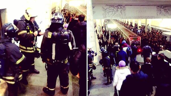 Tube chaos: One dead, hundreds stranded in Moscow subway flooding (PHOTOS)